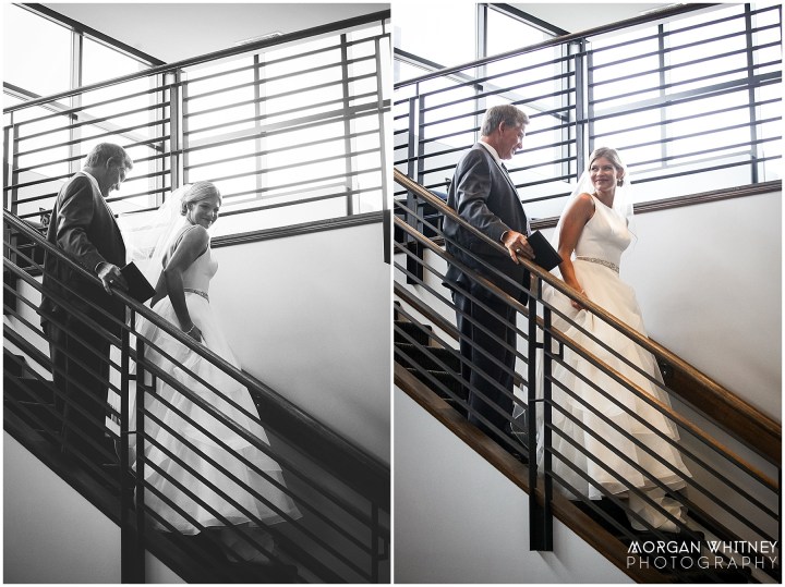 First look with bride and her father at The Grand Event Center in Grandview, Ohio_0002