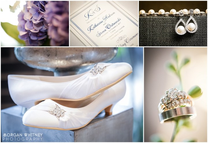 Kaytee and Steve detail shots of their wedding at getting ready at The Grand Event Center in Grandview, Ohio_0001