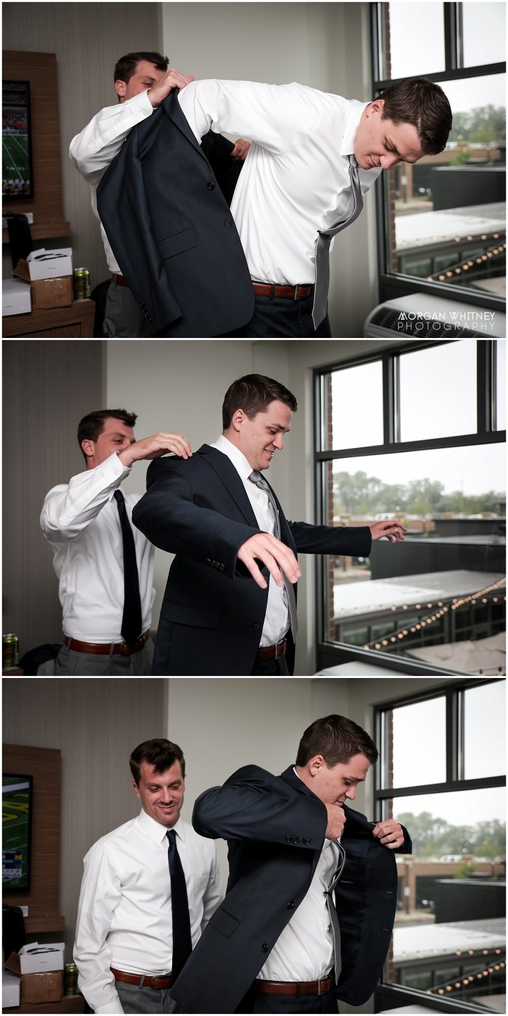 Kaytee and Steve getting ready at The Grand Event Center in Grandview, Ohio_0055