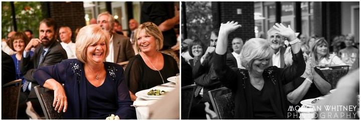 Wedding portriats on the Main Street Bridge in Columbus, Ohio