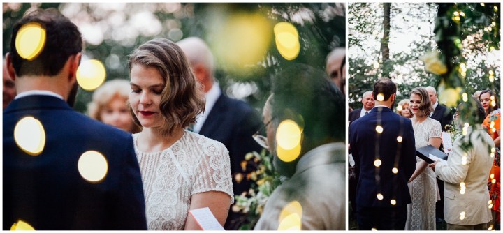 Melissa Petty doing yoga before her wedding 