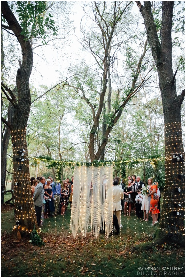 Melissa Petty doing yoga before her wedding 