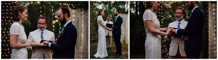 Melissa Petty doing yoga before her wedding 