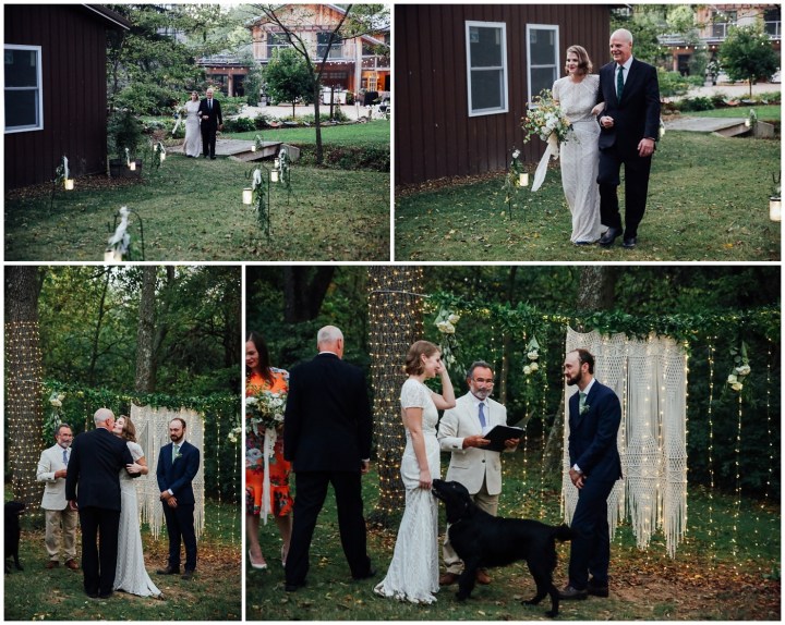 Melissa Petty doing yoga before her wedding 