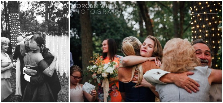 Melissa Petty doing yoga before her wedding 