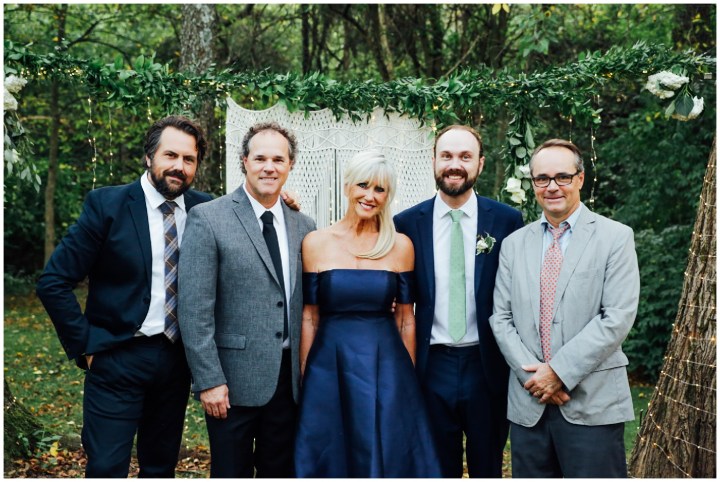 Melissa Petty doing yoga before her wedding 