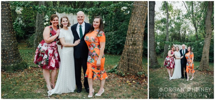 Melissa Petty doing yoga before her wedding 