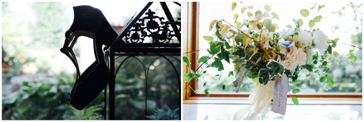 Melissa Petty doing yoga before her wedding 