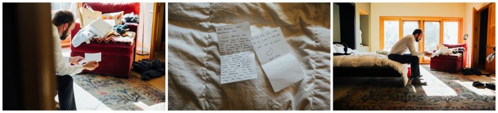 Melissa Petty doing yoga before her wedding 