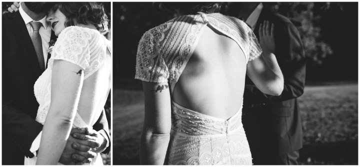 Melissa Petty doing yoga before her wedding 