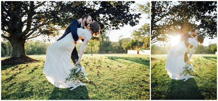 Melissa Petty doing yoga before her wedding 
