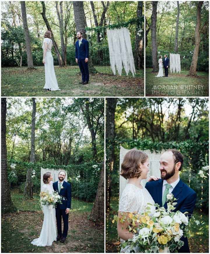 Melissa Petty doing yoga before her wedding 