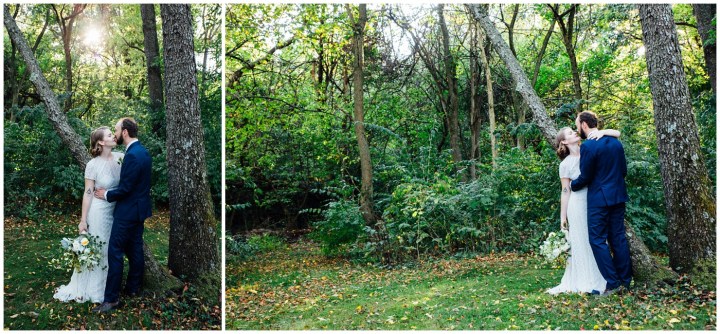 Melissa Petty doing yoga before her wedding 