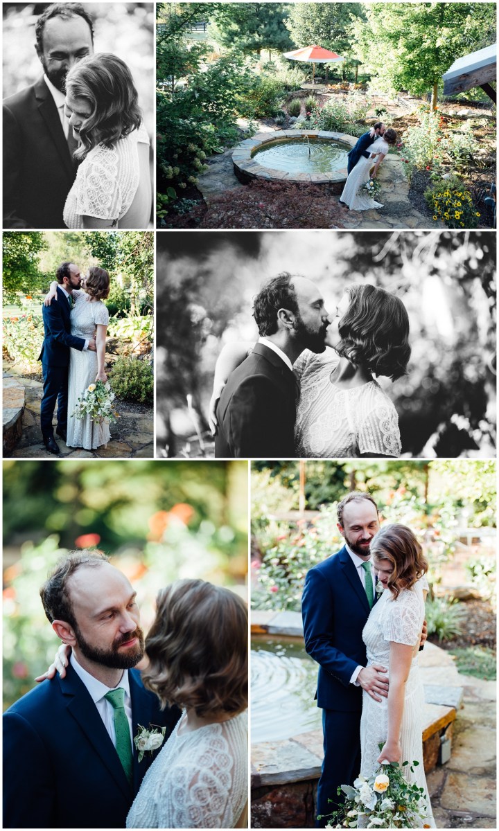 Melissa Petty doing yoga before her wedding 