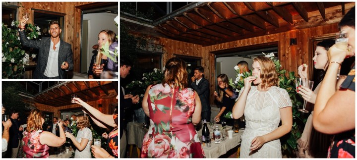 Melissa Petty doing yoga before her wedding 
